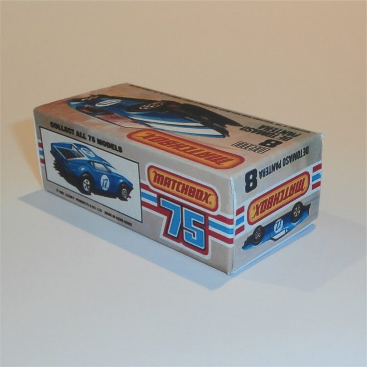 Matchbox Lesney Superfast  8 h DeTomaso Pantera K Style Repro Box - Image 2