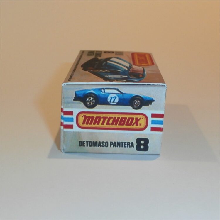 Matchbox Lesney Superfast  8 h DeTomaso Pantera K Style Repro Box - Image 3