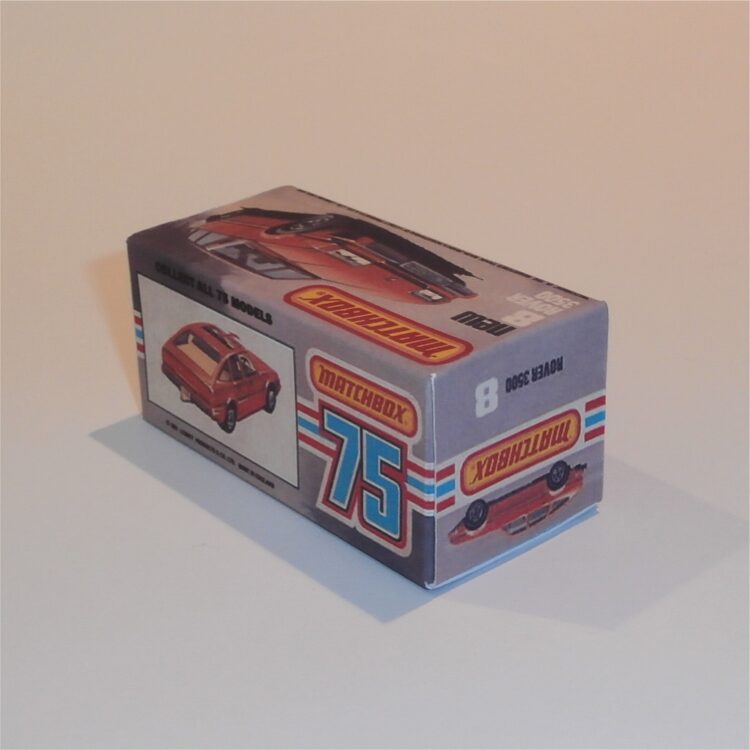 Matchbox Lesney Superfast  8 i Rover 3500 K Style Repro Box - Image 2