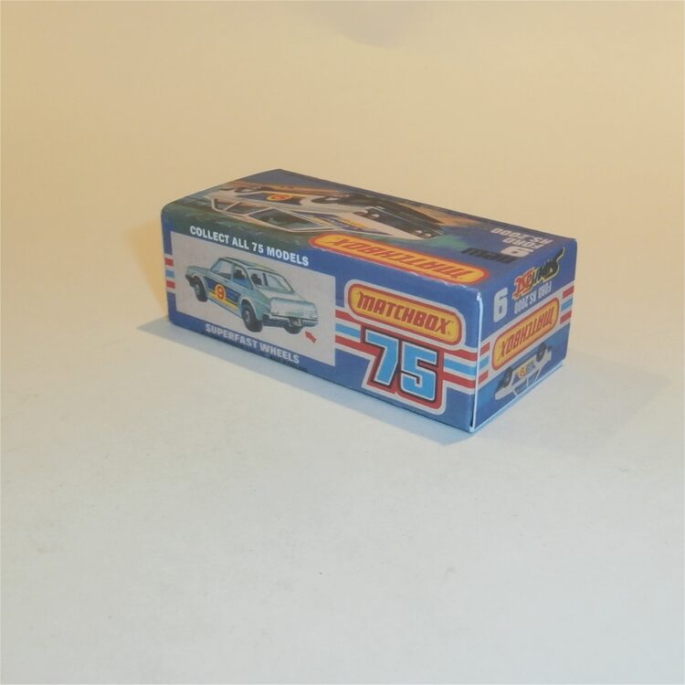 Matchbox Lesney Superfast  9 f Ford Escort RS.2000 K Style Repro Box - Image 2