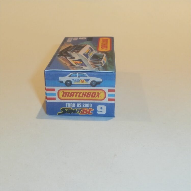 Matchbox Lesney Superfast  9 f Ford Escort RS.2000 K Style Repro Box - Image 3