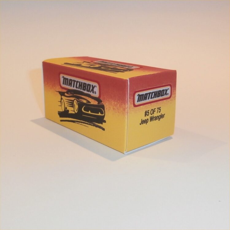 Matchbox Superfast  5 h Jeep Wrangler O Style Repro Box - Image 2