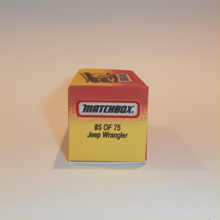 Matchbox Superfast  5 h Jeep Wrangler O Style Repro Box - Image 3