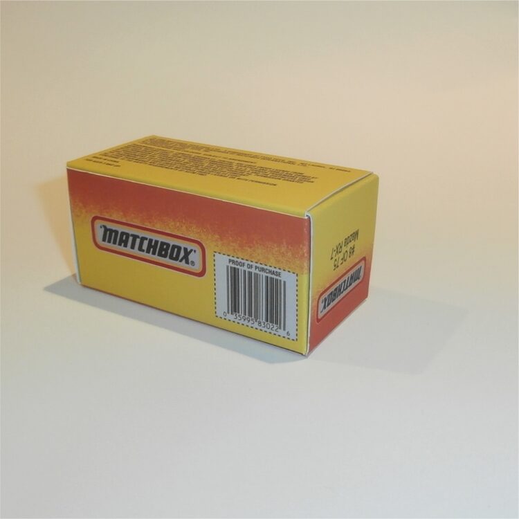 Matchbox Superfast 8 Mazda RX-7 O Style Repro Box - Image 3