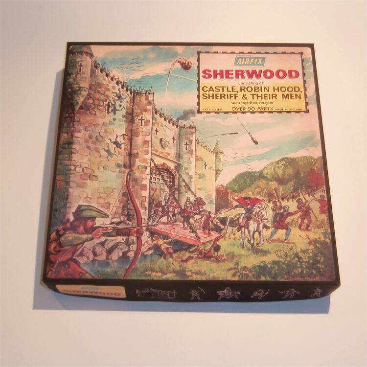 Airfix Empty Sherwood Castle Robin Hood Early Repro Box 1:76 Scale #1685 - Image 2