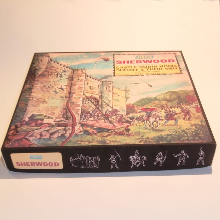 Airfix Empty Sherwood Castle Robin Hood Early Repro Box 1:76 Scale #1685 - Image 3