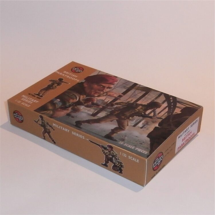 Airfix Empty British Paratroopers Paratroops 2nd Issue Repro Box 1:32 Scale #1712b - Image 2