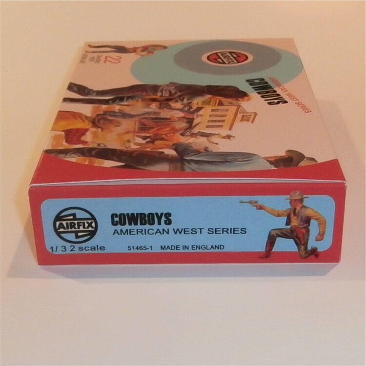 Airfix Empty Western Series Cowboys Target Logo Repro Box 1:32 Scale #51465 - Image 4