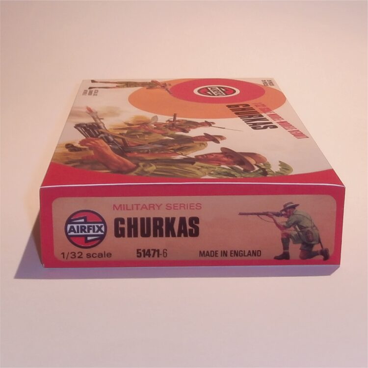 Airfix Empty Military Series Ghurkas Target Logo Repro Box 1:32 Scale #51471 - Image 4