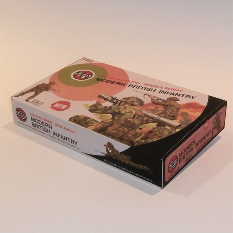 Airfix Empty Modern British Infantry Repro Target Logo Box 1:32 Scale #51472 - Image 2
