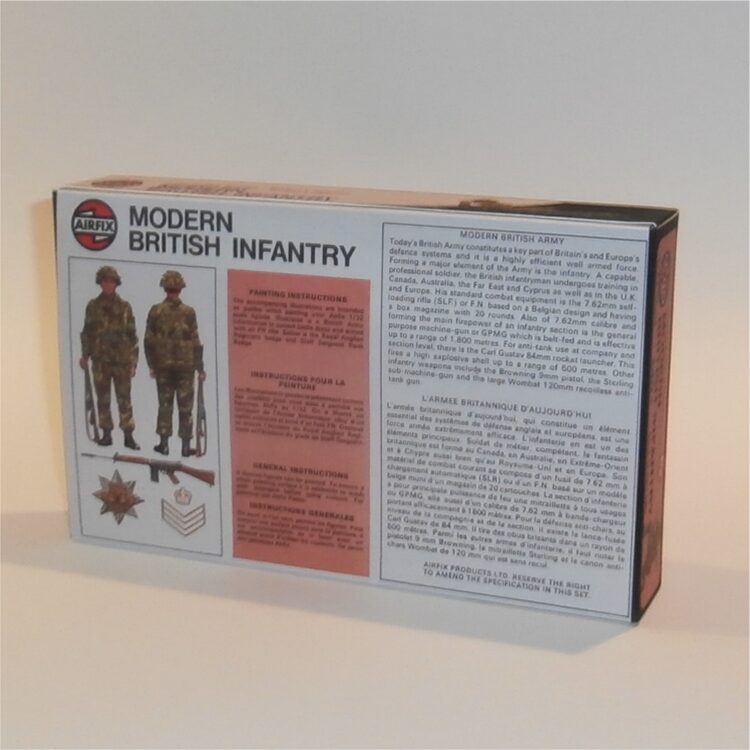 Airfix Empty Modern British Infantry Repro Target Logo Box 1:32 Scale #51472 - Image 3