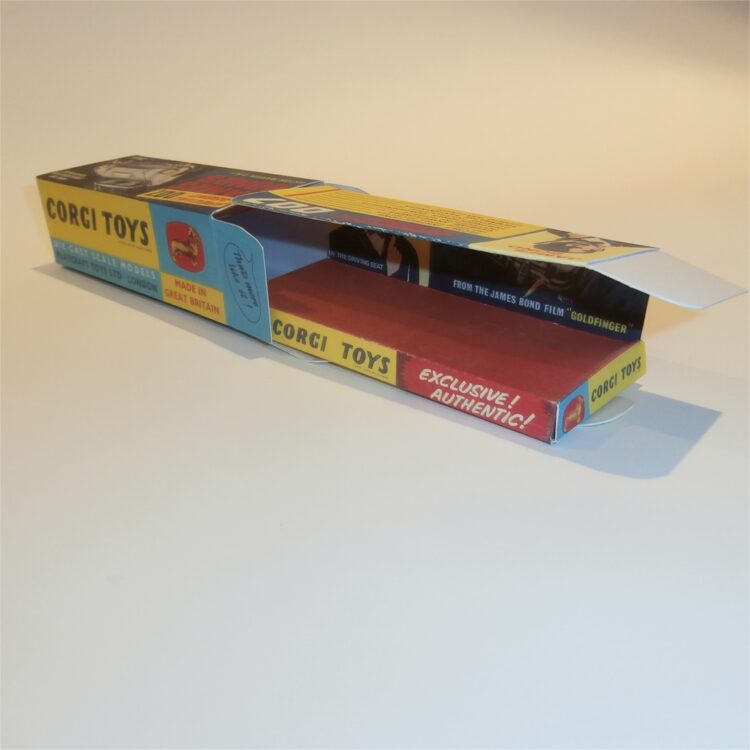 Corgi Toys  261 Aston Martin James Bond Gold Empty Repro Box - Image 6