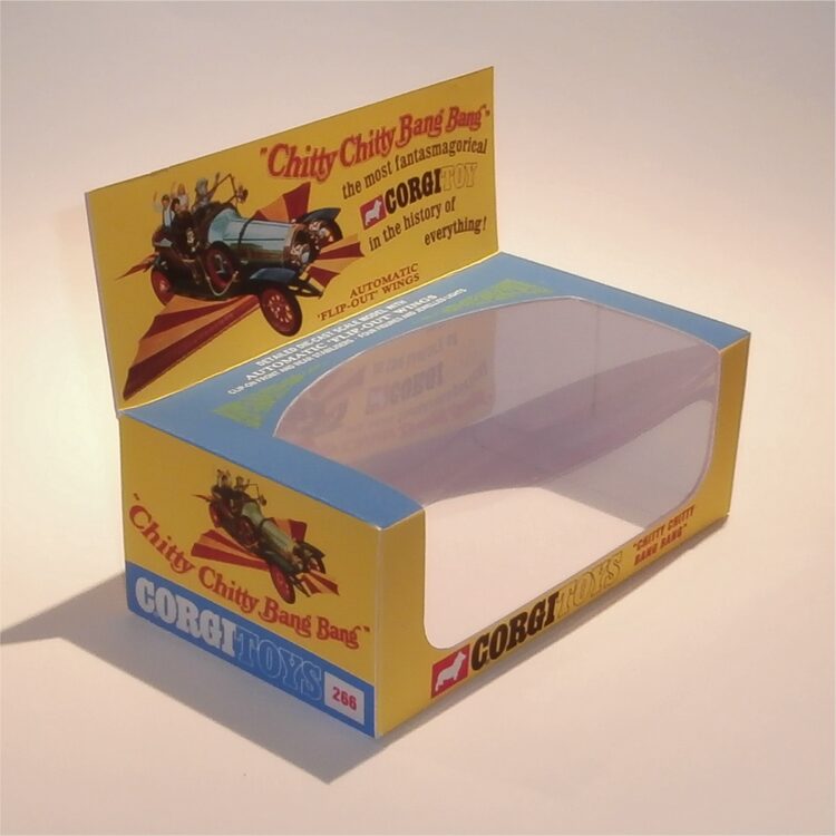 Corgi Toys  266 Chitty Chitty Bang Bang Empty Repro Outer Box - Image 2