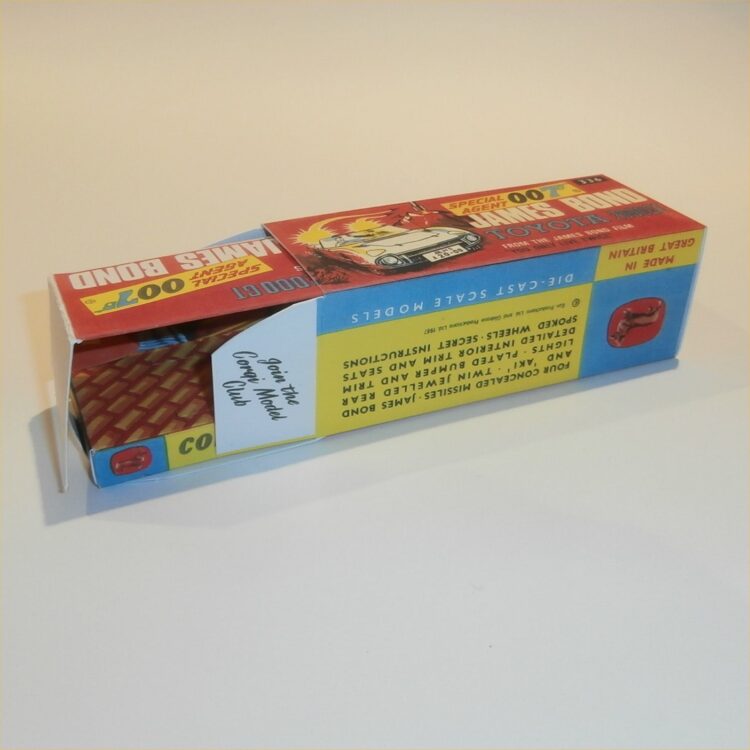 Corgi Toys  336 James Bond Toyota 2000 Empty Reproduction Box Set - Image 2
