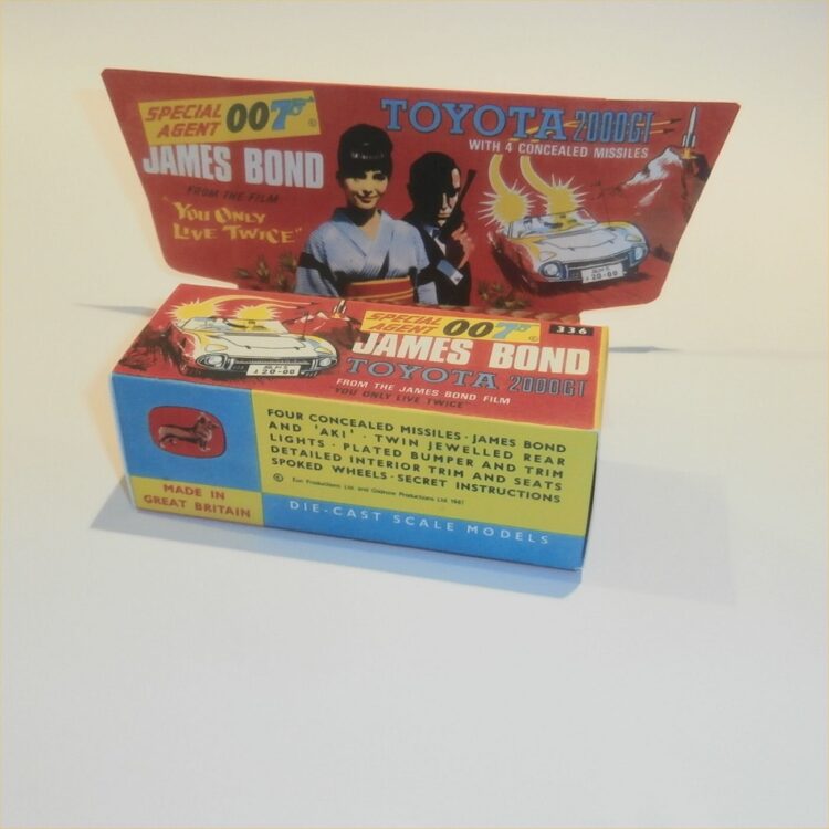 Corgi Toys  336 James Bond Toyota 2000 Empty Reproduction Box Set - Image 3