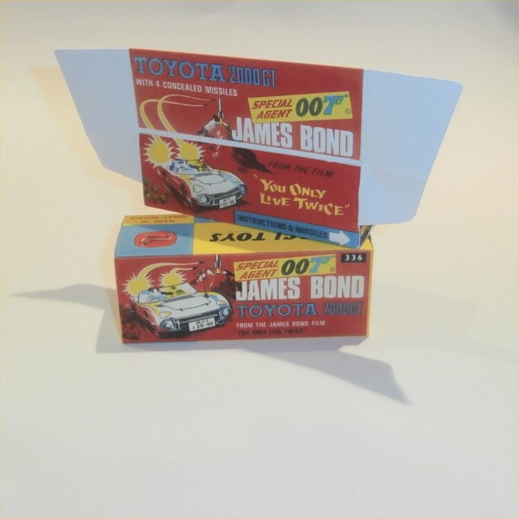 Corgi Toys  336 James Bond Toyota 2000 Empty Reproduction Box Set - Image 4