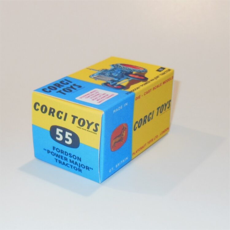 Corgi Toys   55 Fordson Power Major Tractor Repro Box - Image 2