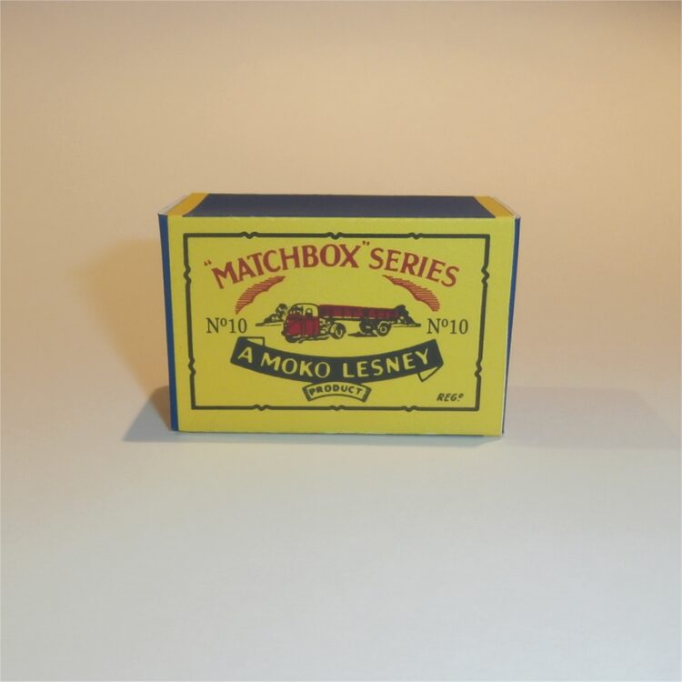 Matchbox Lesney 10a Mechanical Horse B Style Repro Box