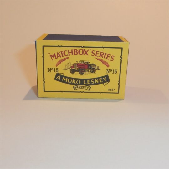 Matchbox Lesney 15b Atlantic Tractor B Style Repro Box