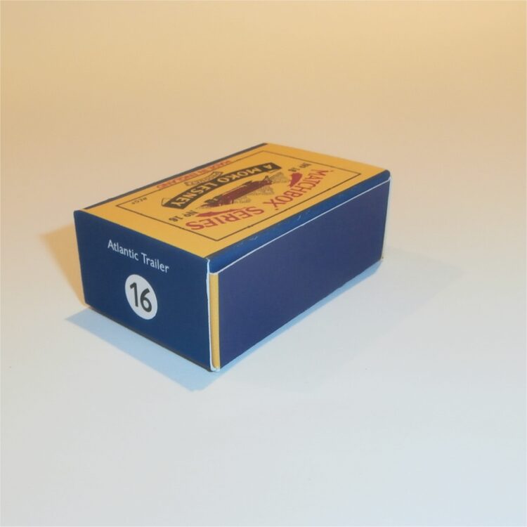 Matchbox Lesney 16a Atlantic Trailer B Style Repro Box - Image 2