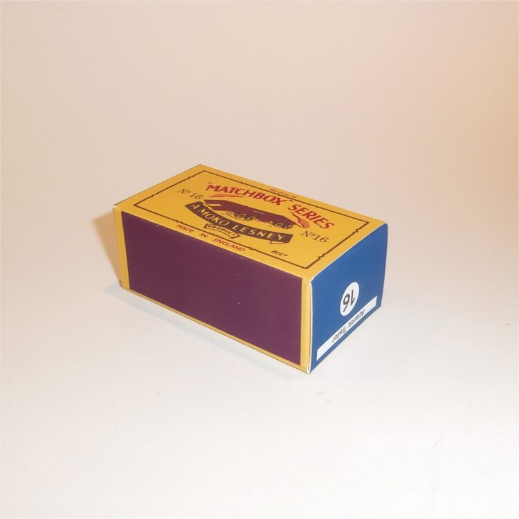 Matchbox Lesney 16b Atlantic Trailer B Style Repro Box - Image 2