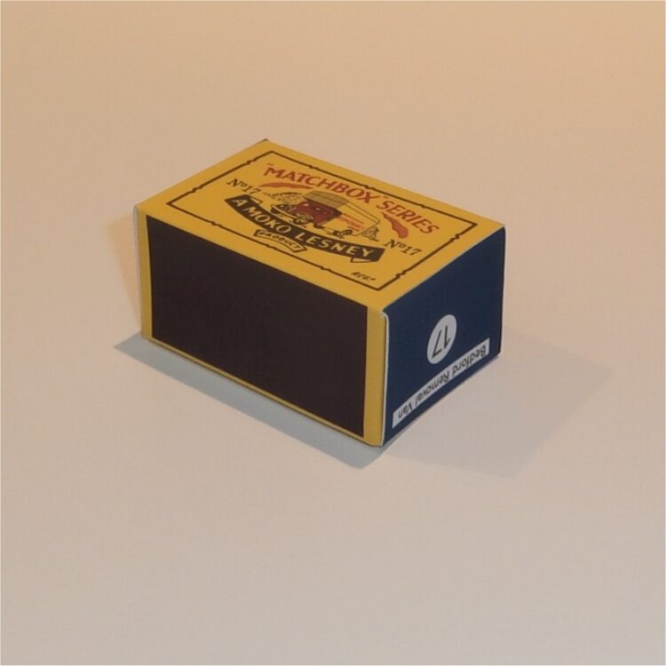 Matchbox Lesney 17a Removals Van B Style Repro Box - Image 2