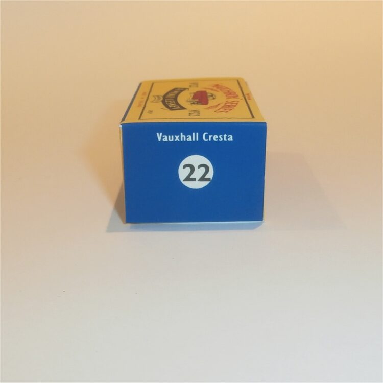 Matchbox Lesney 22b Vauxhall Cresta B Style Repro Box - Image 3