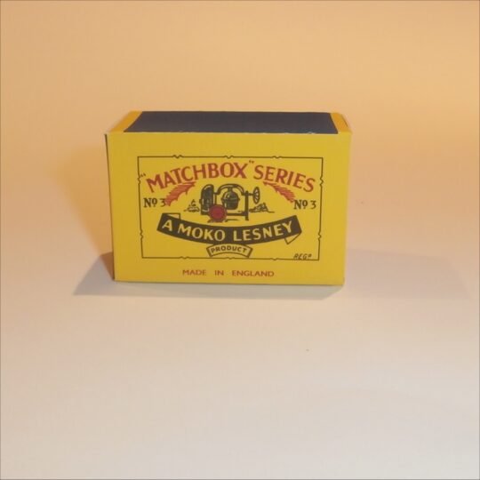 Matchbox Lesney  3a Cement Mixer B Style Repro Box