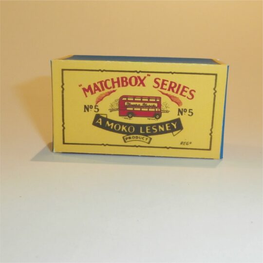 Matchbox Lesney  5a2 London Bus 'Buy Matchbox Series' 52mm B Style Repro Box