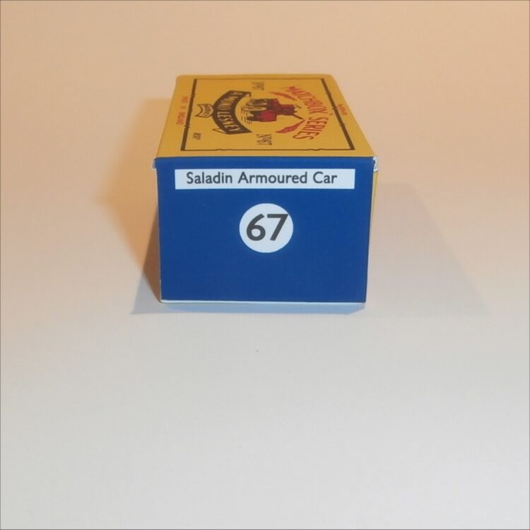 Matchbox Lesney 67a Saladin Armoured Car B Style Repro Box - Image 3