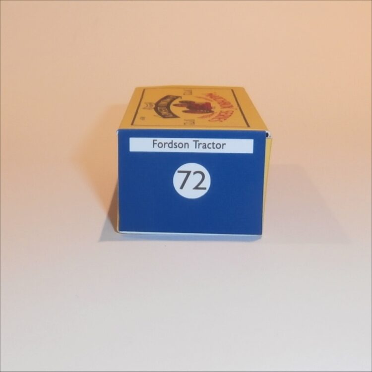 Matchbox Lesney 72a Tractor B Style Repro Box - Image 3