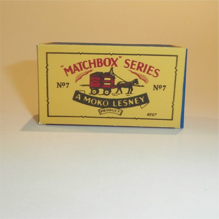 Matchbox Lesney  7a Milk Cart B Style Repro Box