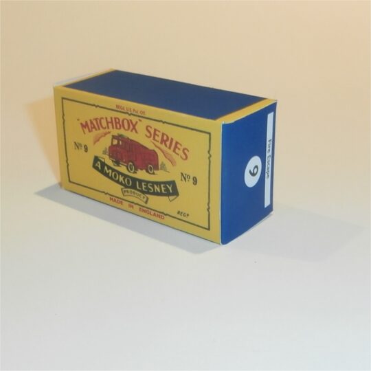 Matchbox Lesney  9c AEC Merryweather Fire Truck B Style Repro Box