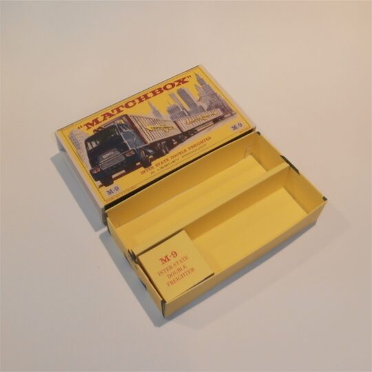 Matchbox Major Pack 9 a3 Interstate Double Freighter E Style Repro Box Set