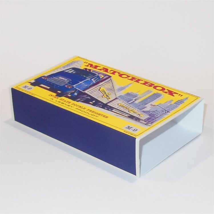 Matchbox Major Pack 9 a3 Interstate Double Freighter E Style Repro Outer Sleeve Only - Image 2