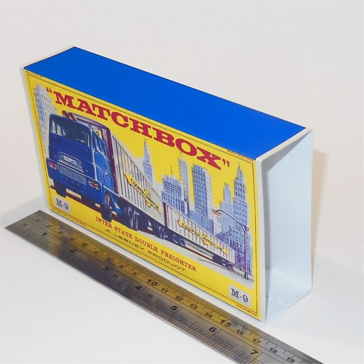 Matchbox Major Pack 9 a3 Interstate Double Freighter E Style Repro Outer Sleeve Only - Image 4