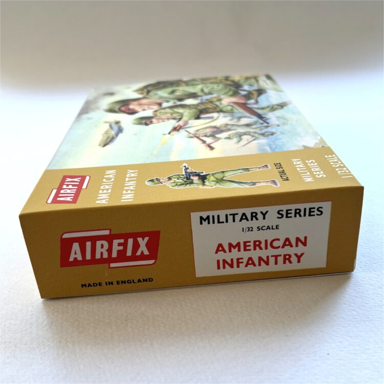 Airfix Empty American Infantry Early Repro Box 1:32 Scale #1729 - Image 4