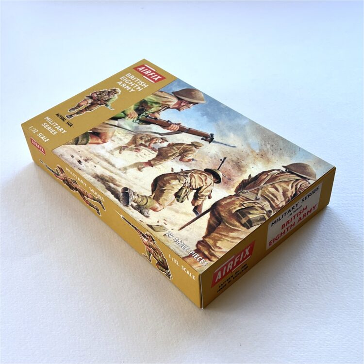 Airfix Empty British Eighth Army Early Repro Box 1:32 Scale #1805 - Image 2