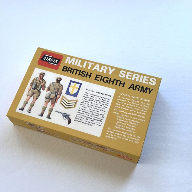 Airfix Empty British Eighth Army Early Repro Box 1:32 Scale #1805 - Image 3