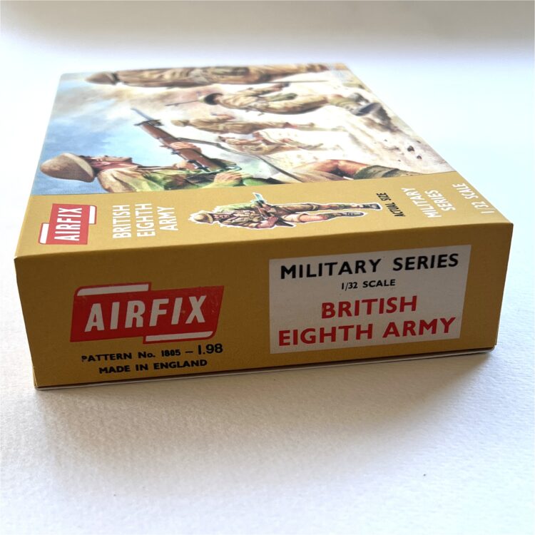 Airfix Empty British Eighth Army Early Repro Box 1:32 Scale #1805 - Image 4