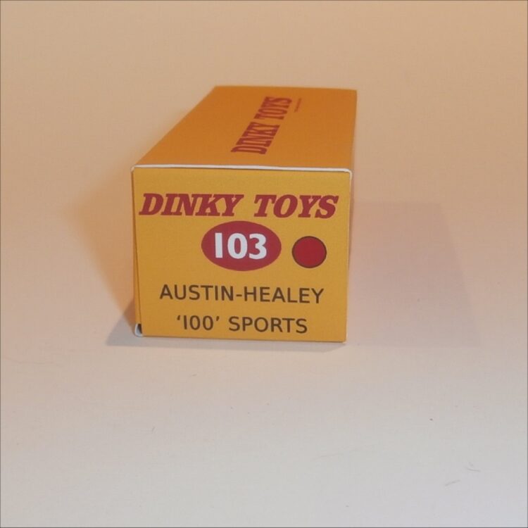 Dinky Toys 103 Austin Healey Sports - Red - Repro Box - Image 4