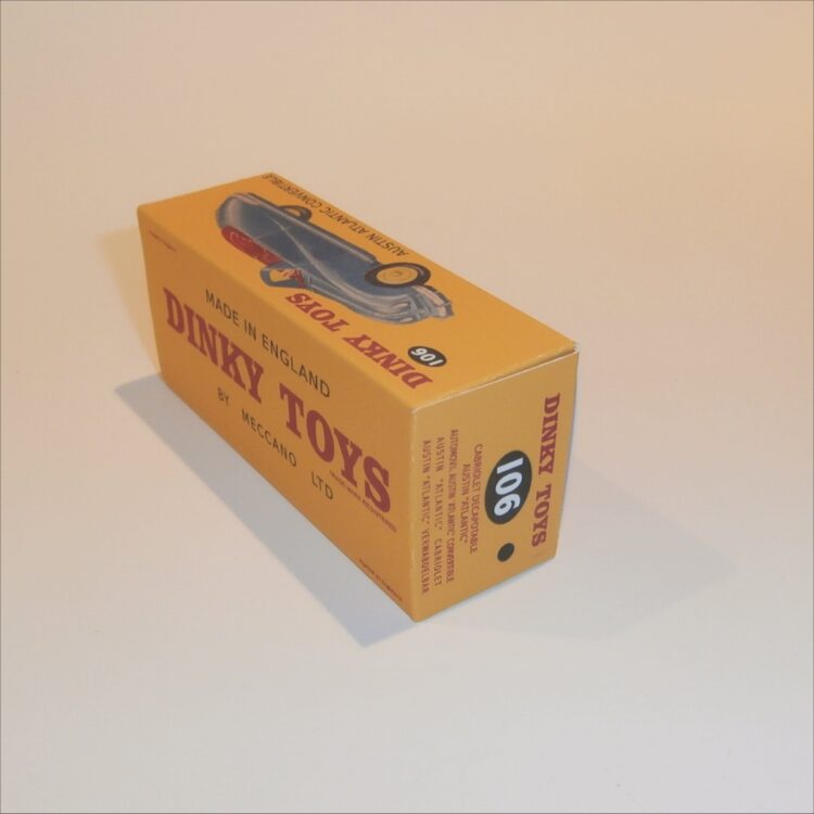 Dinky Toys 106 Austin Atlantic Coupe - Black - Repro Box - Image 2