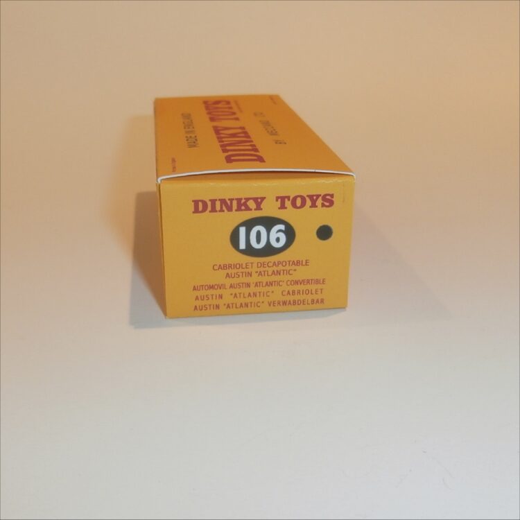 Dinky Toys 106 Austin Atlantic Coupe - Black - Repro Box - Image 3