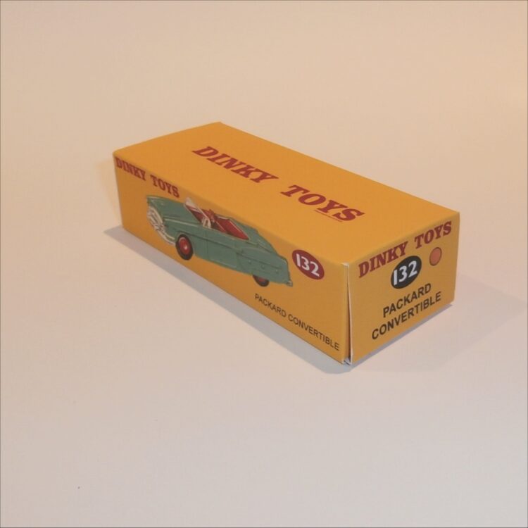 Dinky Toys 132 Packard Convertible - Cream - Repro Box - Image 2