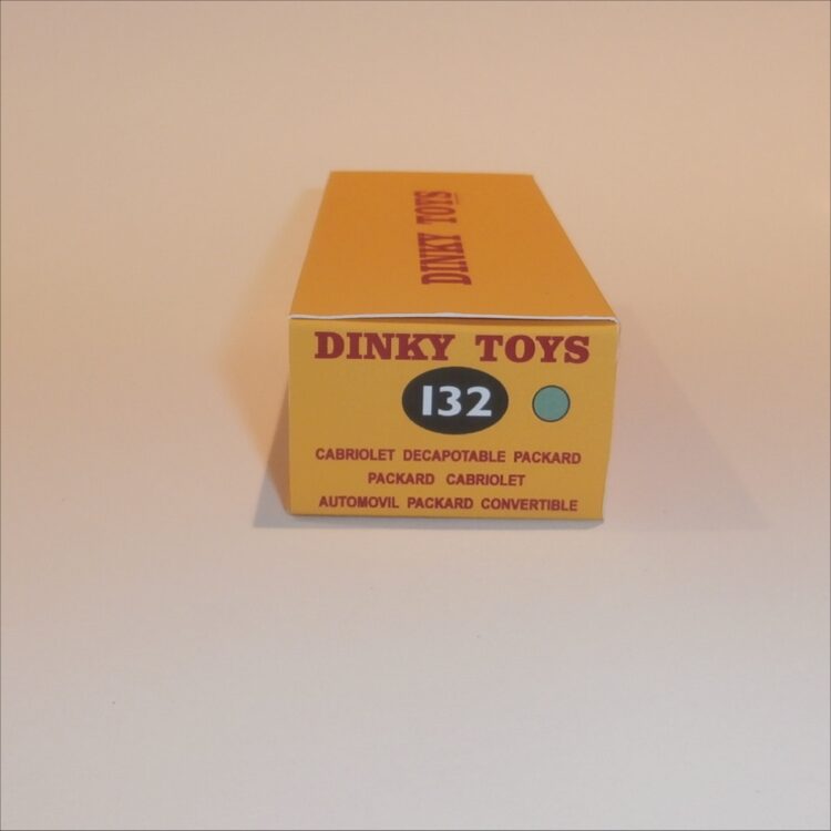 Dinky Toys 132 Packard Convertible - Green - Repro Box - Image 3