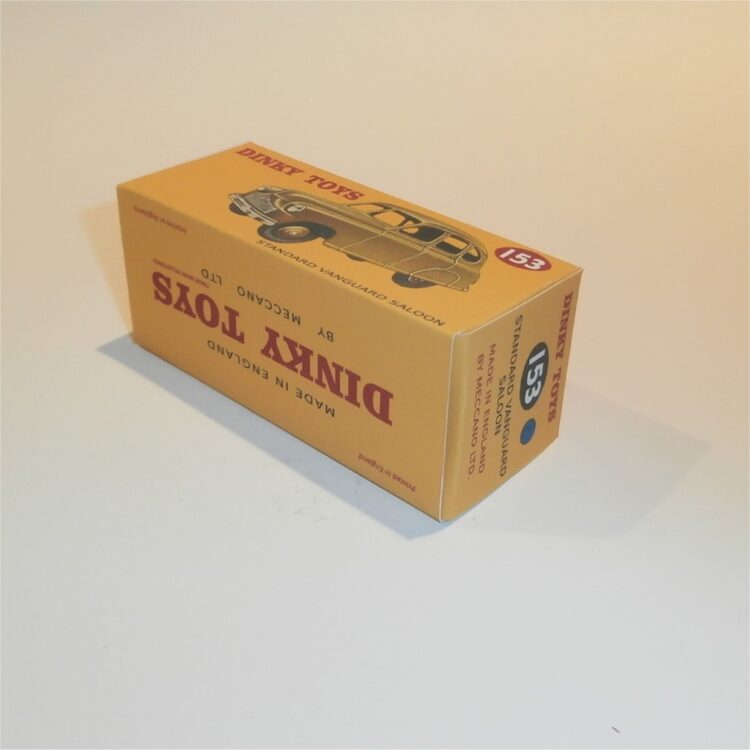 Dinky Toys 153 Standard Vanguard Saloon - Blue - Repro Box - Image 2