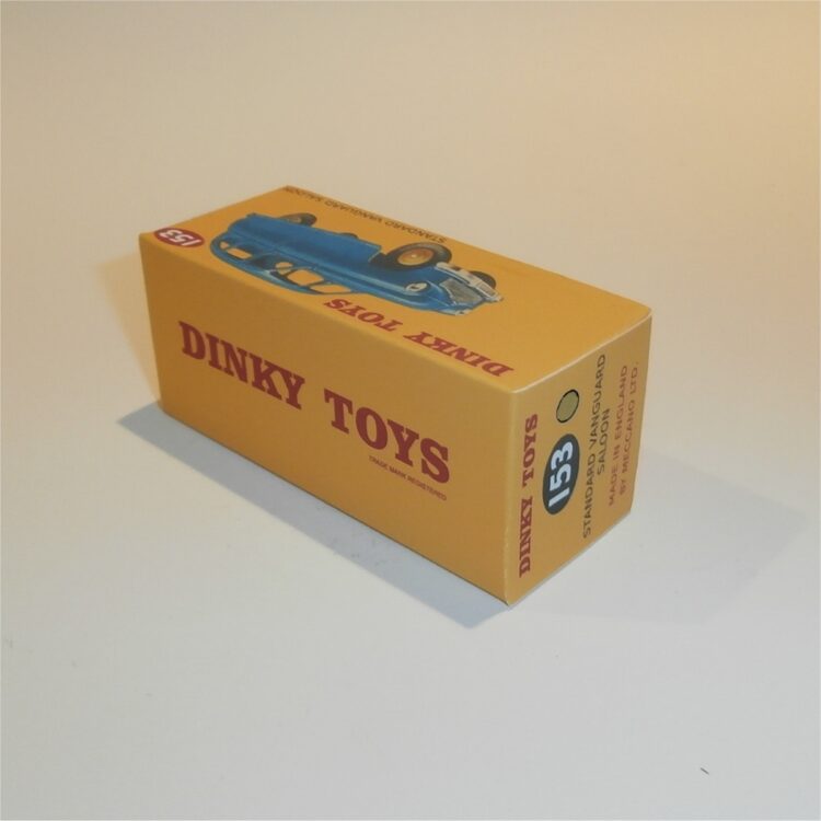 Dinky Toys 153 Standard Vanguard Saloon - Fawn - Repro Box - Image 2