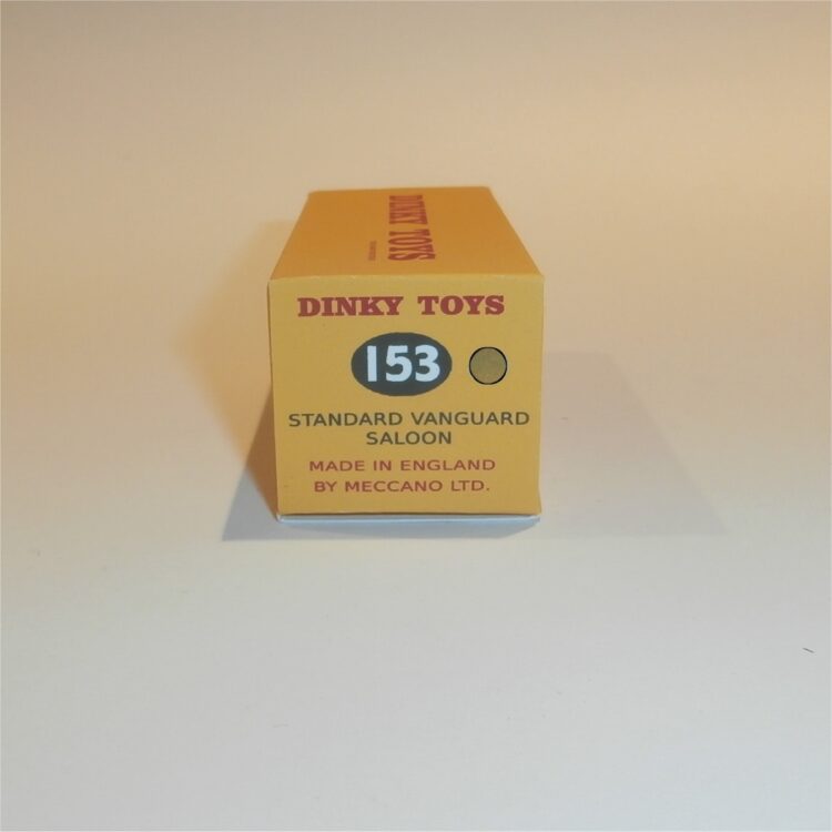 Dinky Toys 153 Standard Vanguard Saloon - Fawn - Repro Box - Image 3