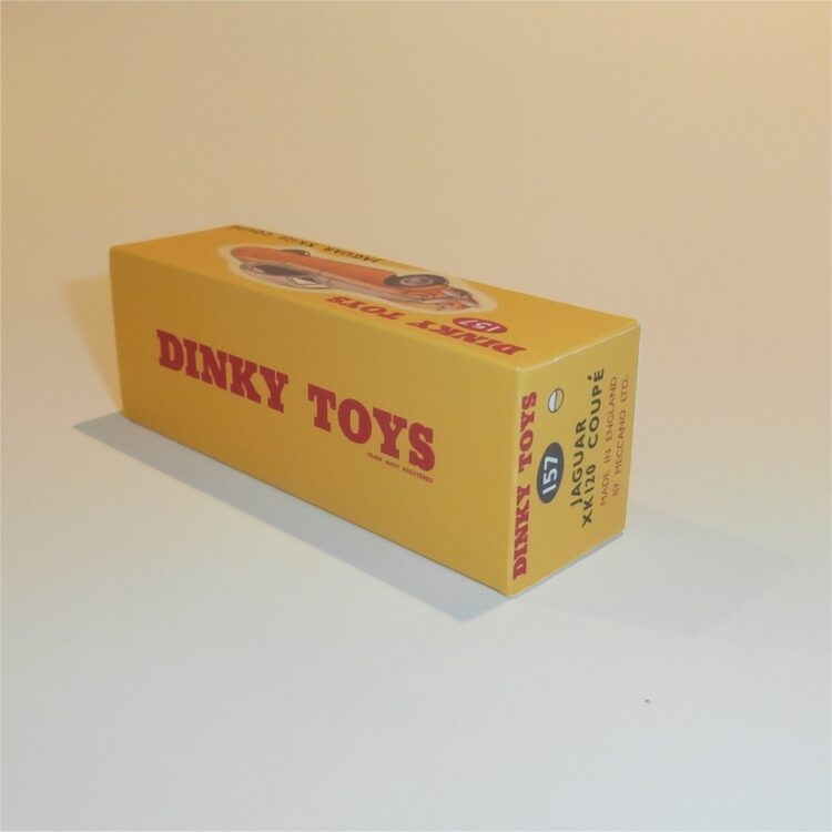 Dinky Toys 157 Jaguar XK120 Two-Tone Grey over Yellow Repro Box - Image 3
