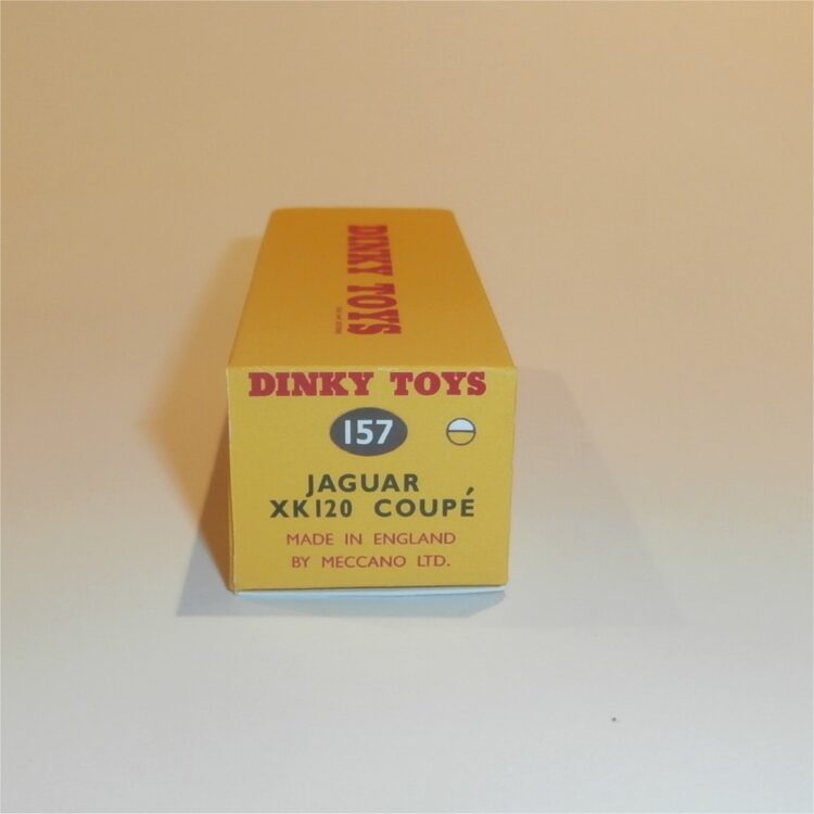 Dinky Toys 157 Jaguar XK120 Two-Tone Grey over Yellow Repro Box - Image 4